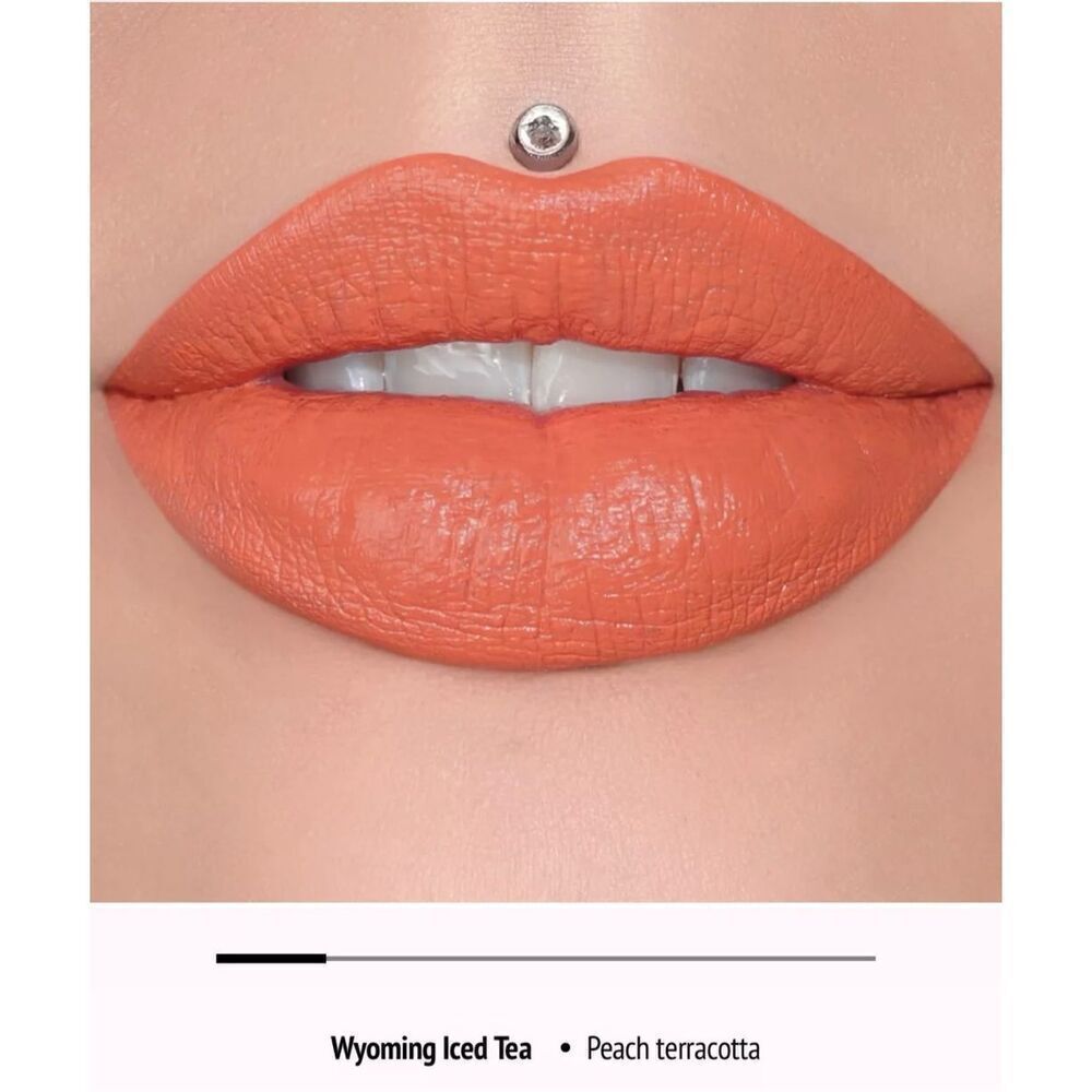 Jeffree Star *NEW* lipstick “WYOMING ICED TEA” Velvet Trap full size
